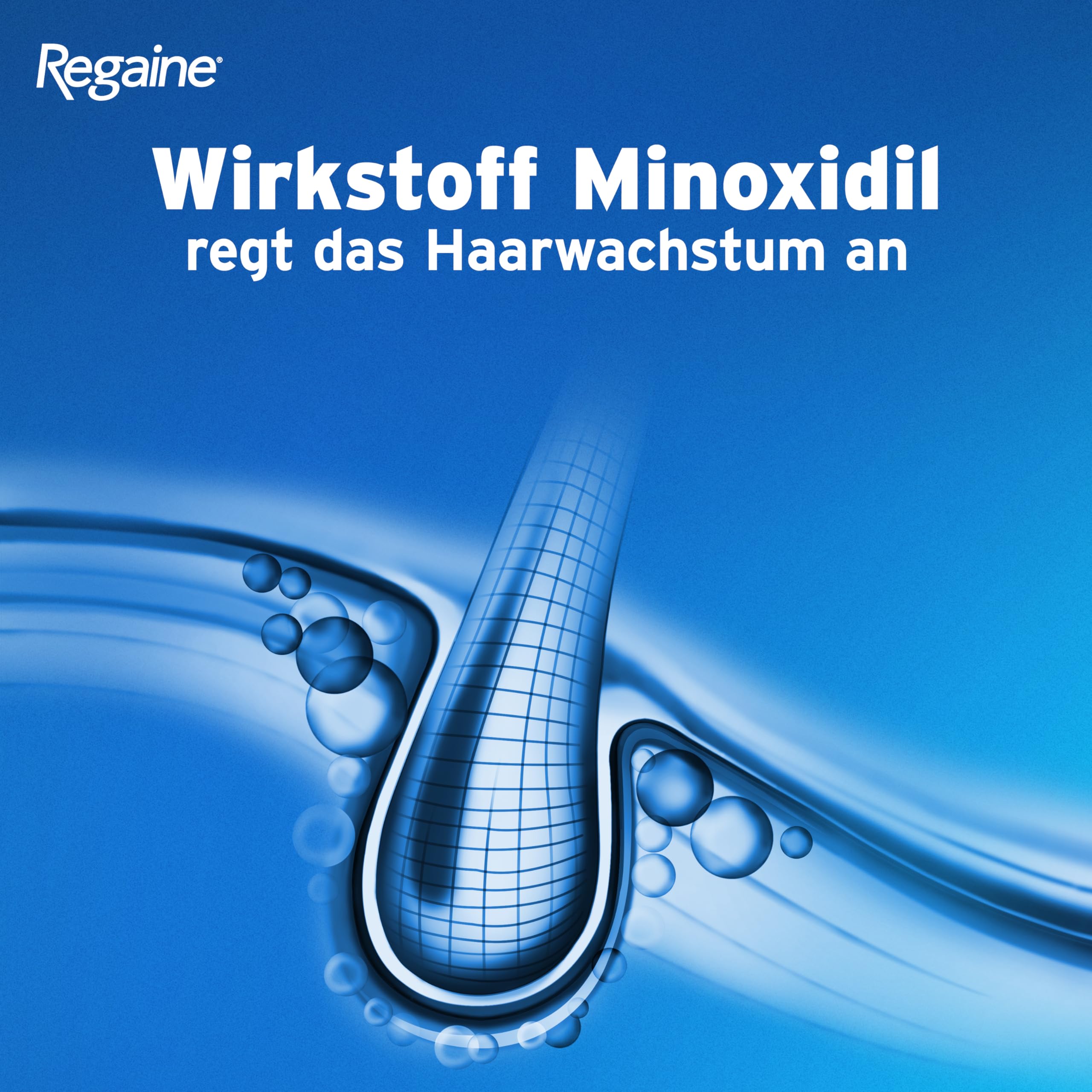 REGAINE Männer Lösung: Mit 50 mg/ml Minoxidil (5%) bei erblich bedingtem Haarausfall, 6-Monats-Vorrat, 6 x 60 ml