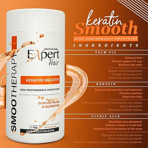 Miniatura 4 de Expert Hair Botox BotoExpert Keratin Smooth Hair Treatment System Smoothing 1kg35,2 oz