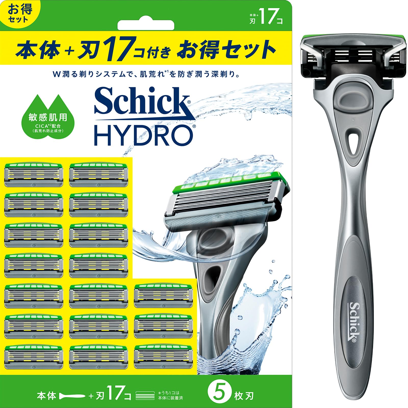 Amazon.co.jp: Schick(シック) ハイドロ 敏感肌 クラブパック（本体＋