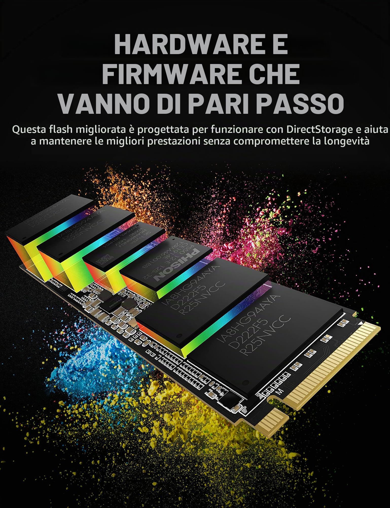 SABRENT SSD 4TB, SSD interno, SSD NVMe PCIe M.2 2280, Disco a stato solido ad alte prestazioni, Gen 4, fino a 7Gbps, Rocket 4 Plus-G con dissipatore di calore (SB-RKTG-GHSK-4TB)