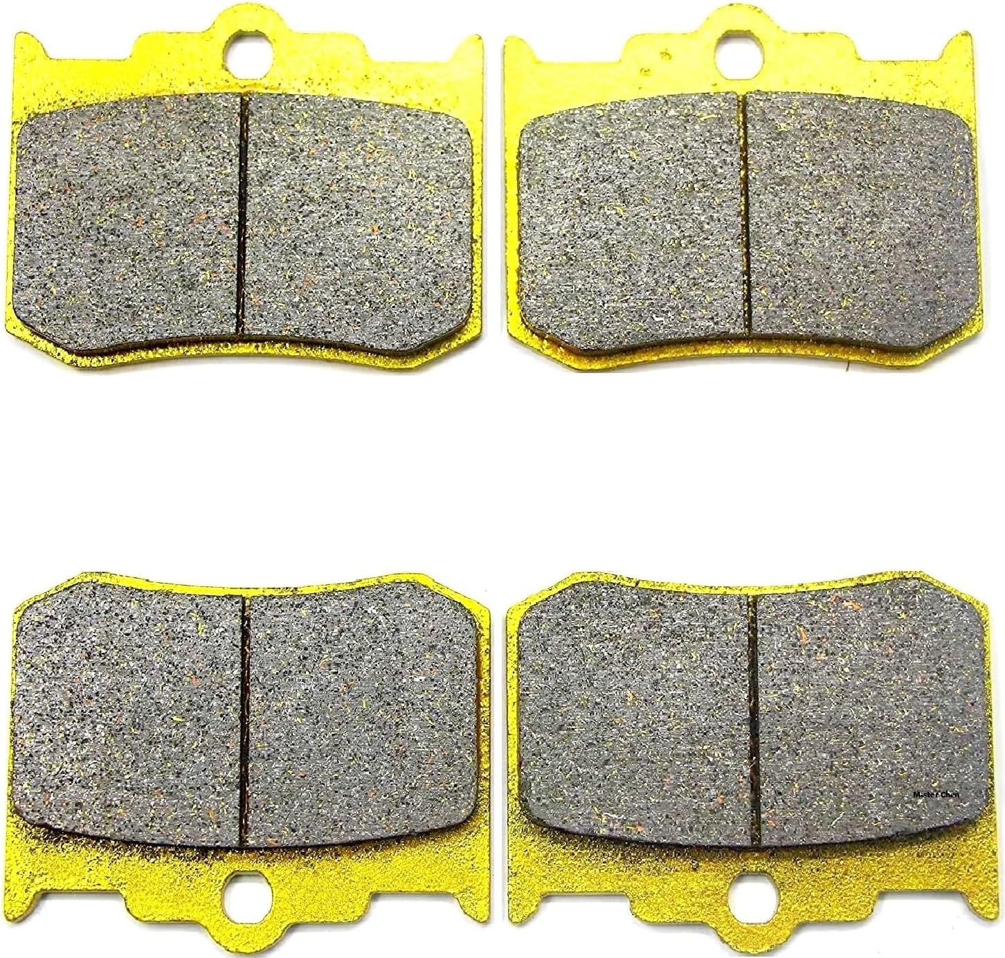 Master Chen Brake Pads Brakes for Indian 2002-2008 - Performance Machine 124x4R/4HR/4RSPH 137x4/4B - lyndall 7182 7183 - HHI Thunderheart Nova/Legends Revtech 4 Piston FA216 MC0368