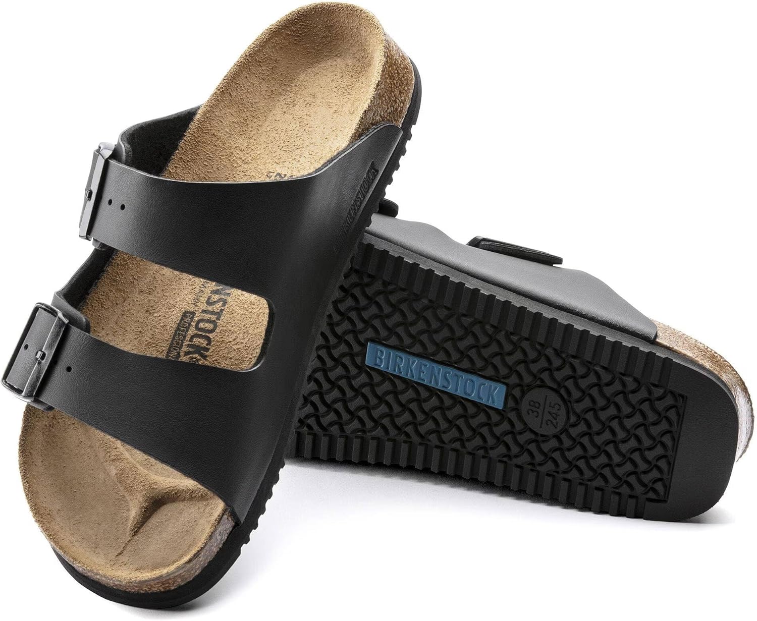 Birkenstock Arizona SL BF Black Mules Men,Noir Black - 43