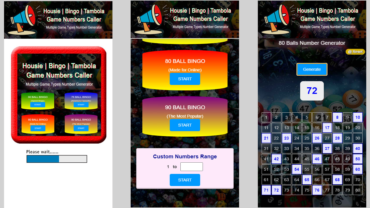 Aplicación Bingo/ Tambola Housie Number Generator en Amazon Appstore