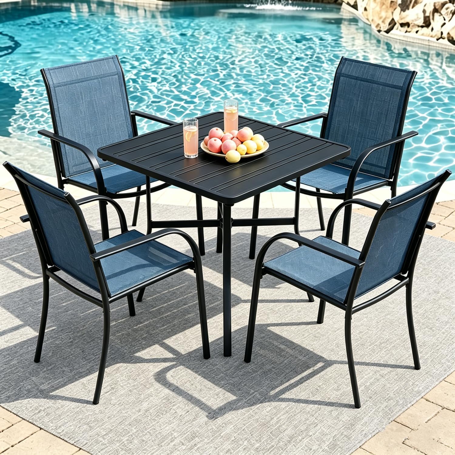 Outdoor Dining Set, Patio Table and Chair Set
