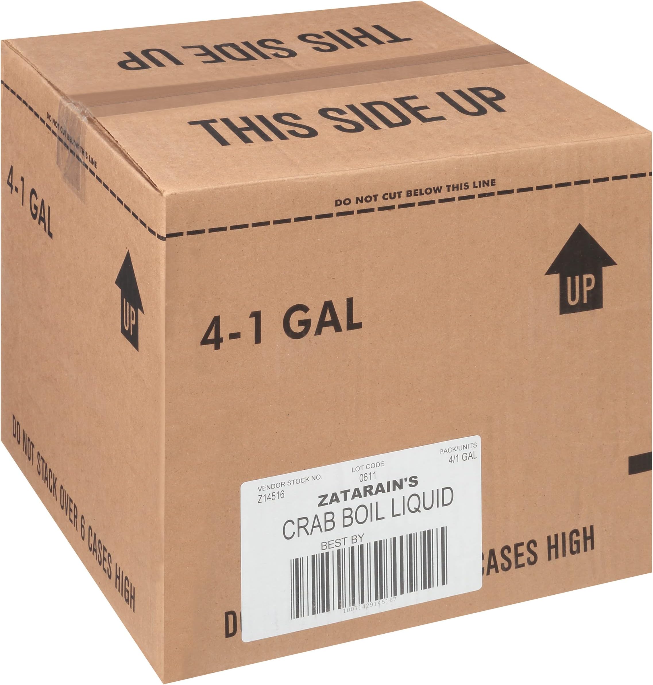 Amazon.com : Zatarain's Concentrated Shrimp & Crab Boil, 1 gal (Pack of ...