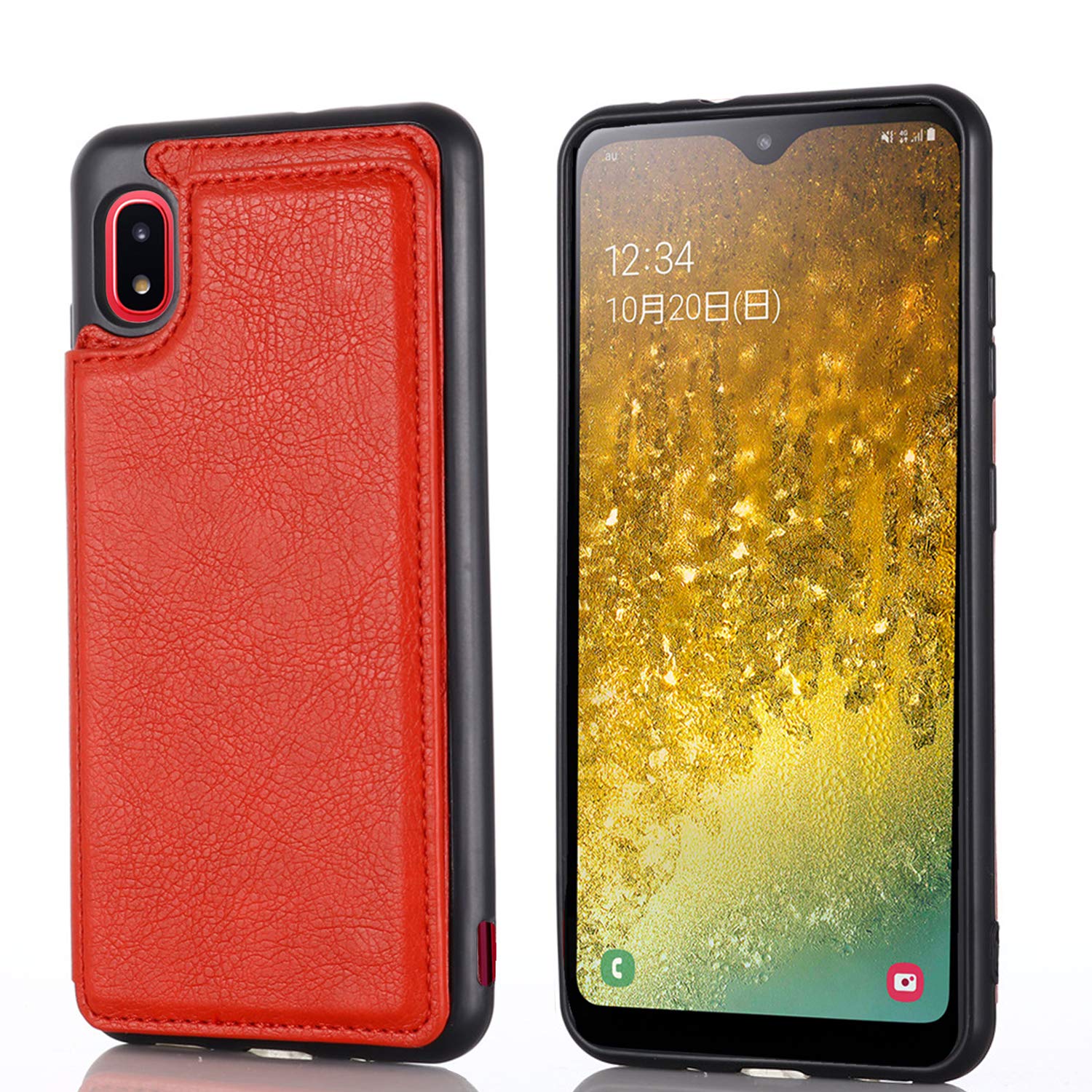Amazon.co.jp: 【Viesa】背面カード 手帳型ケース 互換性 Galaxy A20