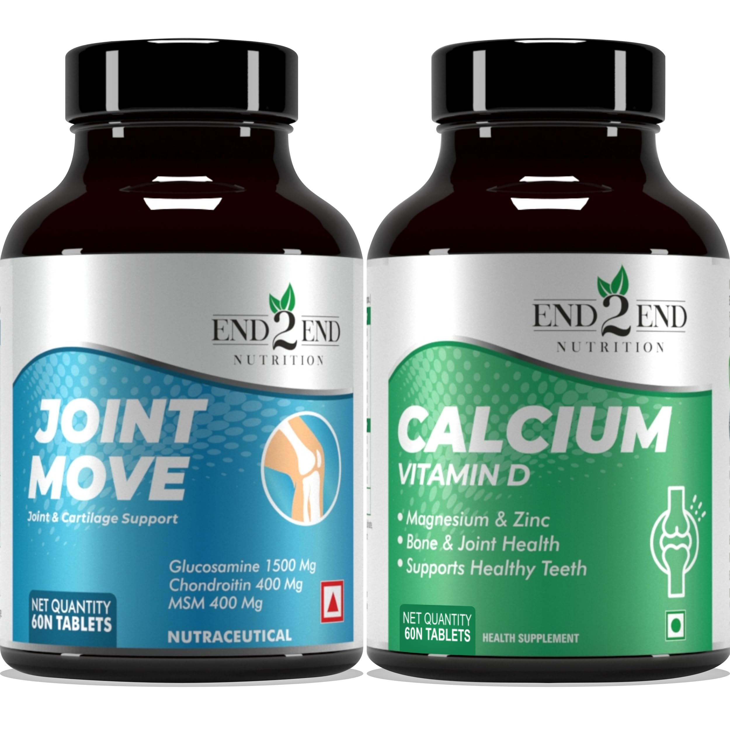 Joint Move and Calcium | Joint Support and Bone Care - 60x2