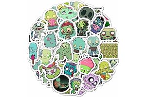 100Pcs Zombie Stickers for Kids & Adults