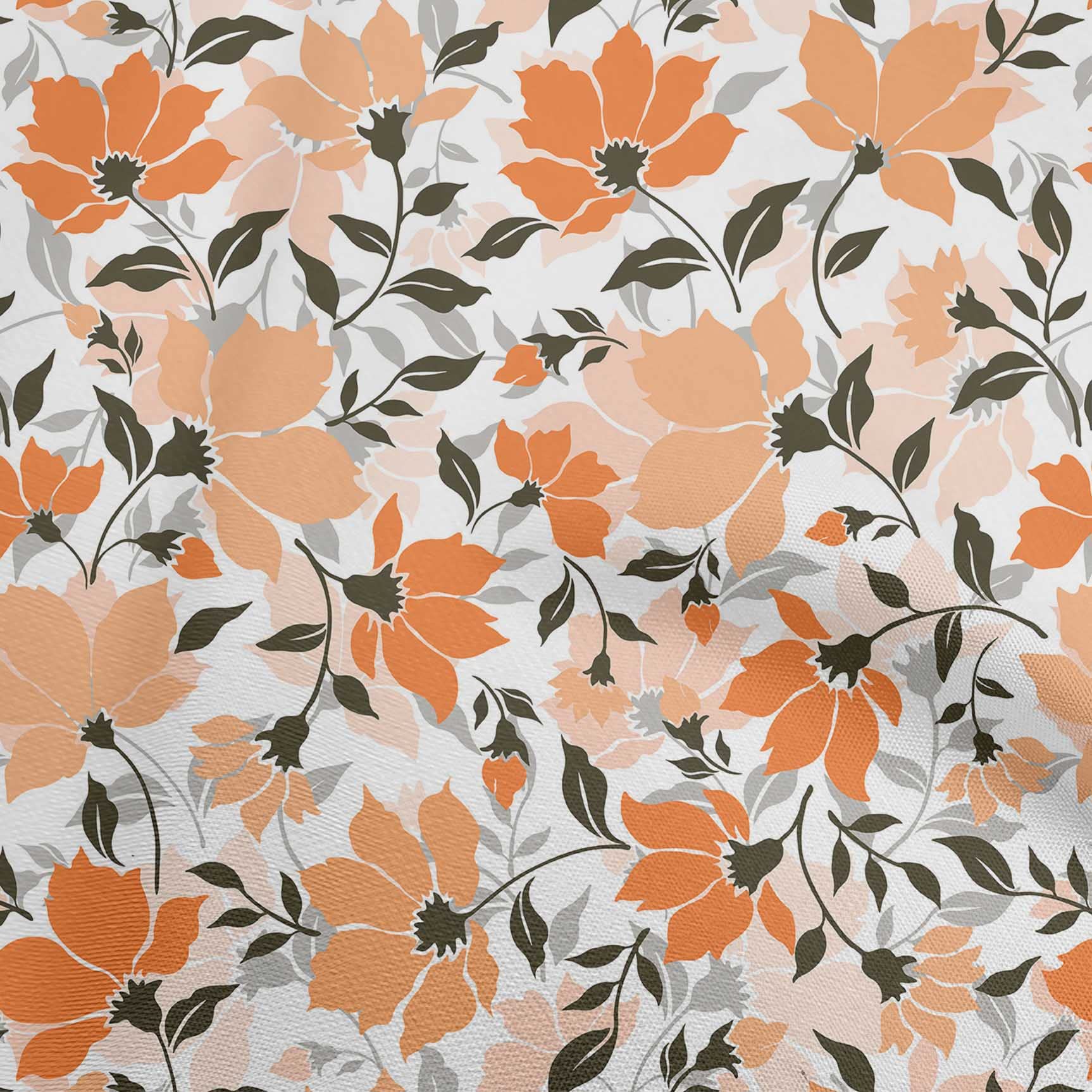 ANATOMICA／BOURGERON CAMBRIC COTTON 21SS Amazon.com: oneOone Cotton Cambric Orange Fabric Floral Retro