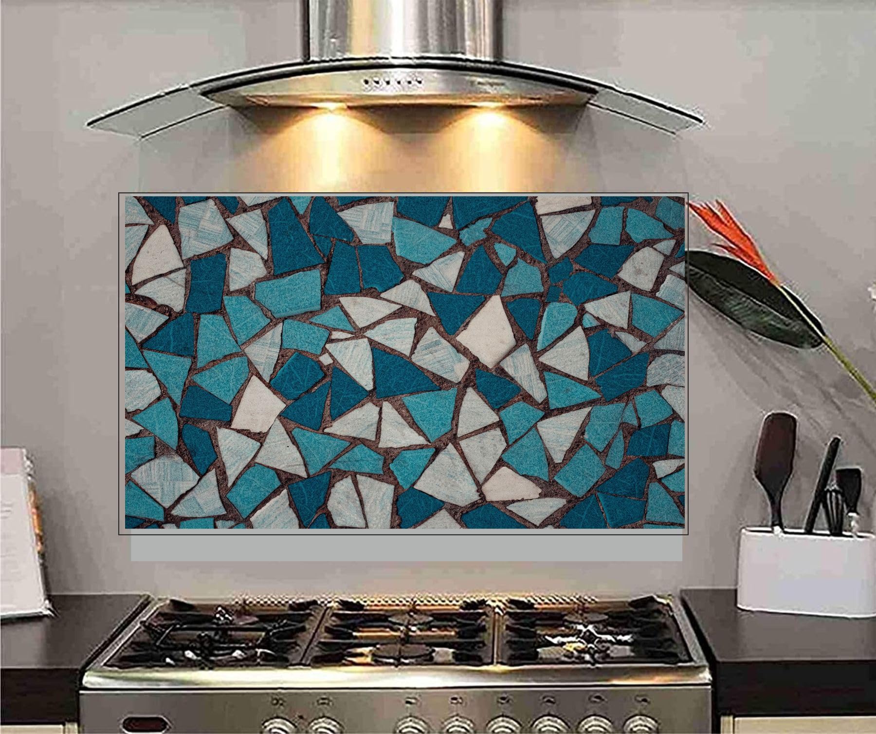 Wall Admire Tile Design Oil Proof Waterproof Peel & Stick Heat Resistant Vinyl Abstract Kitchen Tiles Backsplash, Behind Gas Stoves, Sink, Wash Basin Wall Stickers (76x45CM) (B0CZ8ZHB3W) Amazon Price History, Amazon Price Tracker