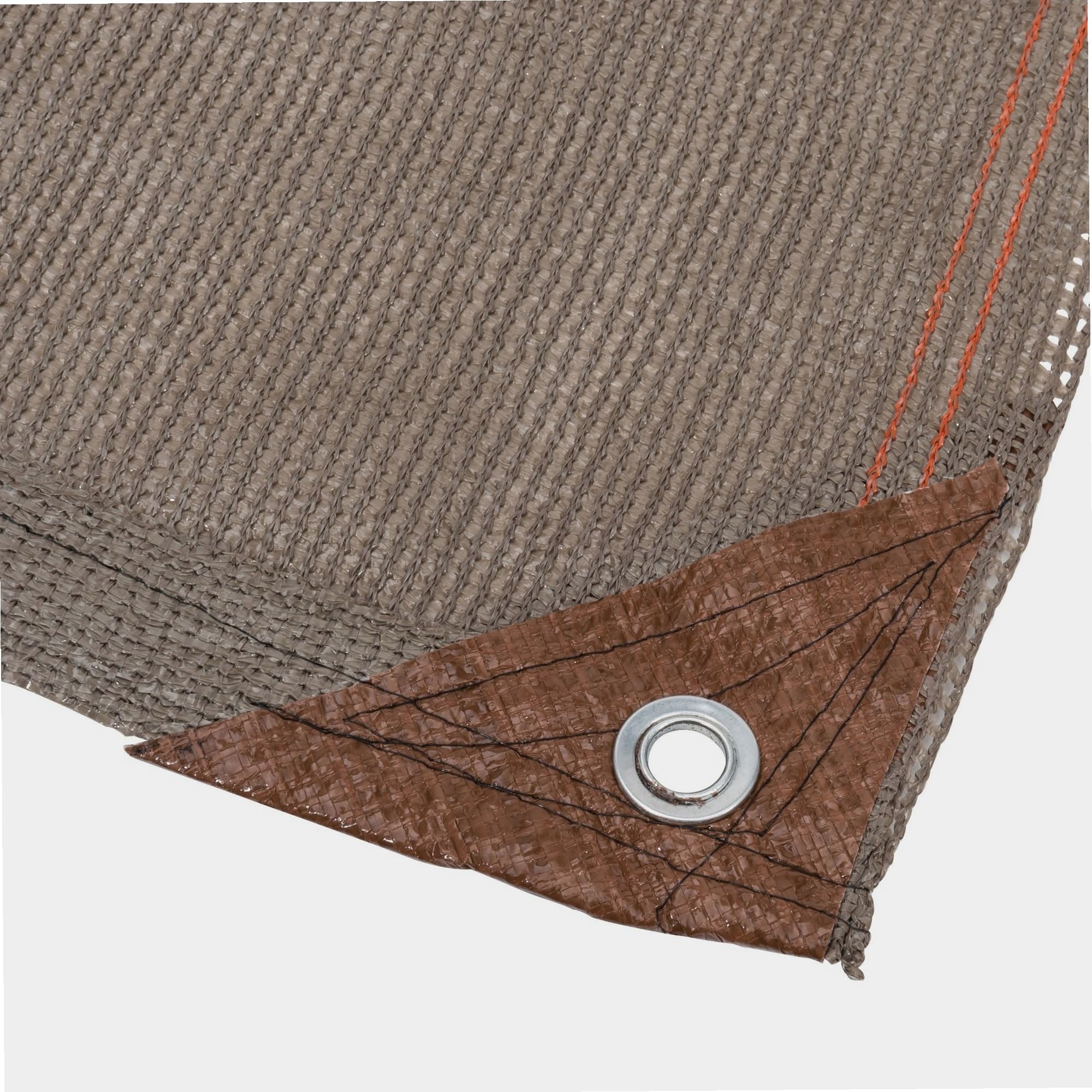 Brise-vue taupe 220 g/m² WERKA PRO 1,80 x 10 m