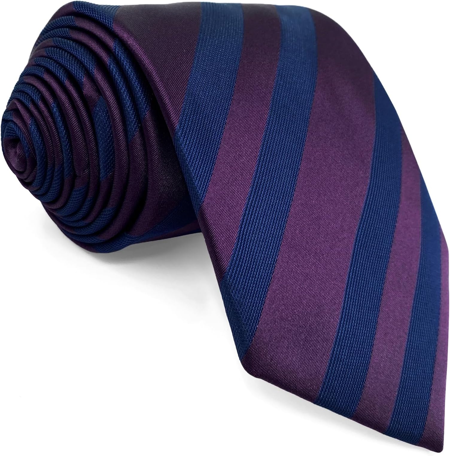 Necktie for Men Striped Ties Green Yellow Blue for Business Suits