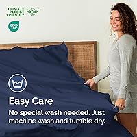 Vista 179 de Sábana encimera de bolsillo profundo, más suave que el algodón egipcio, 1 sábana encimera para colchón tamaño Queen