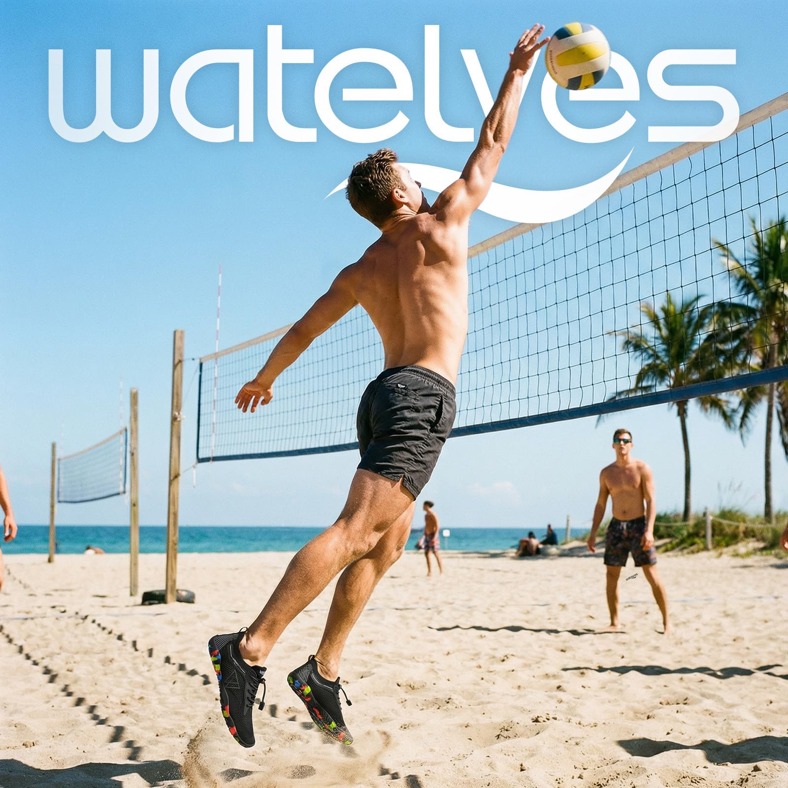 WateLves Zapatos de Agua para Hombres y Mujeres,Secado Rápido,Antideslizante,para Playa,Buceo,Surf,Deportes Acuáticos,Senderismo,Yoga,Uso Diario,Tallas 36-48 EU