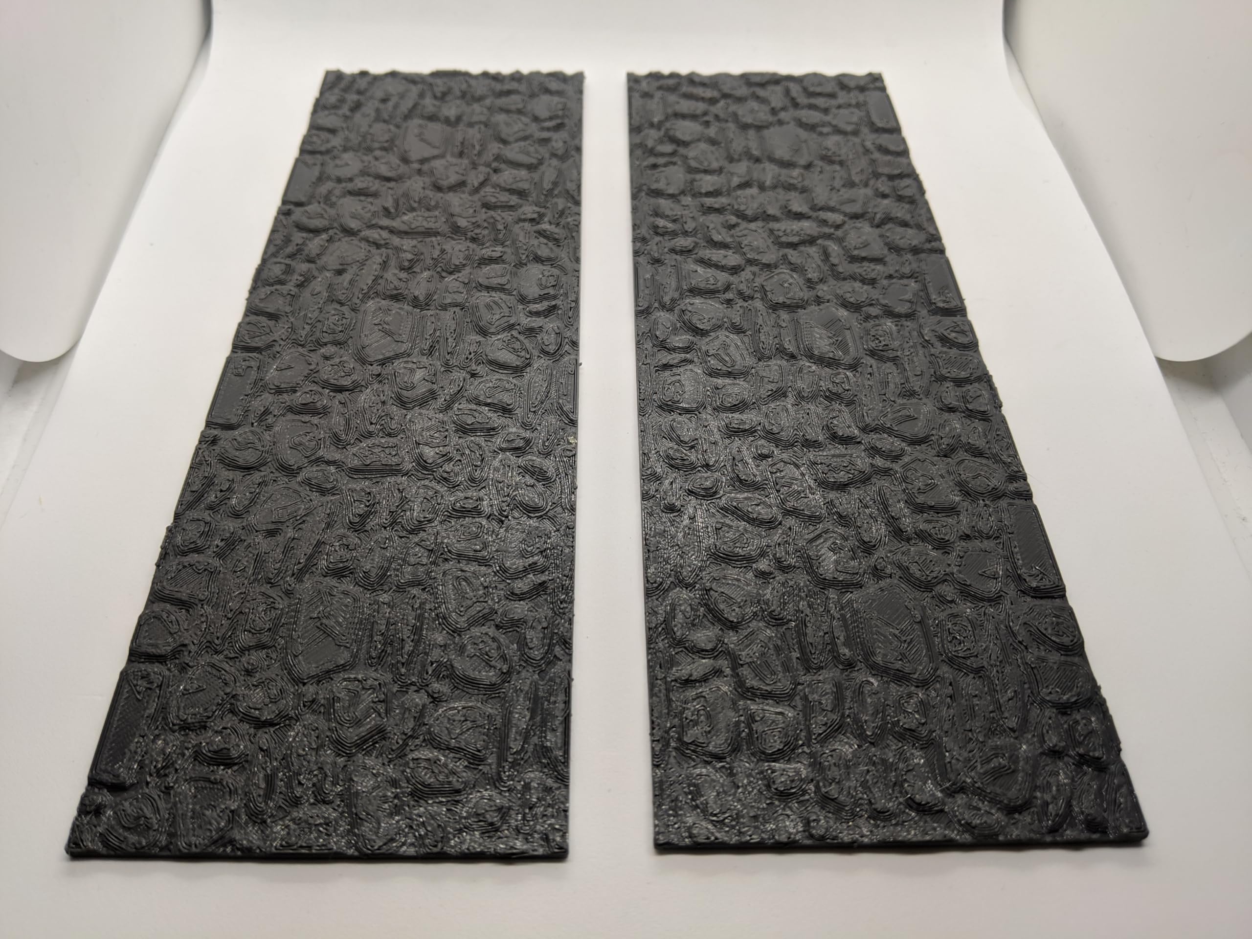 2x 200mm Cobblestone Roads Set, Grey - Image 2