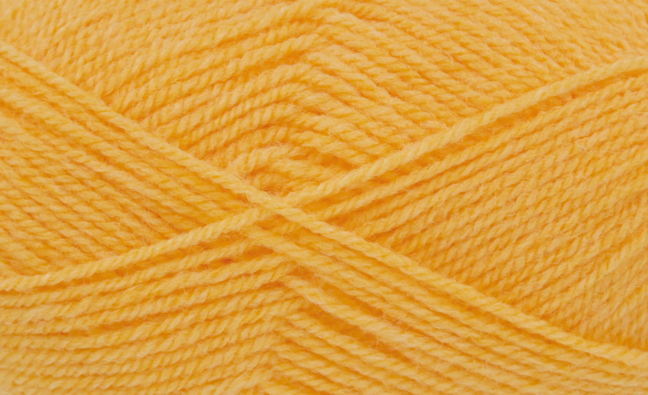 King Cole 1644027 Big Value DK 50 Yellow Yarn - 145M, 50g