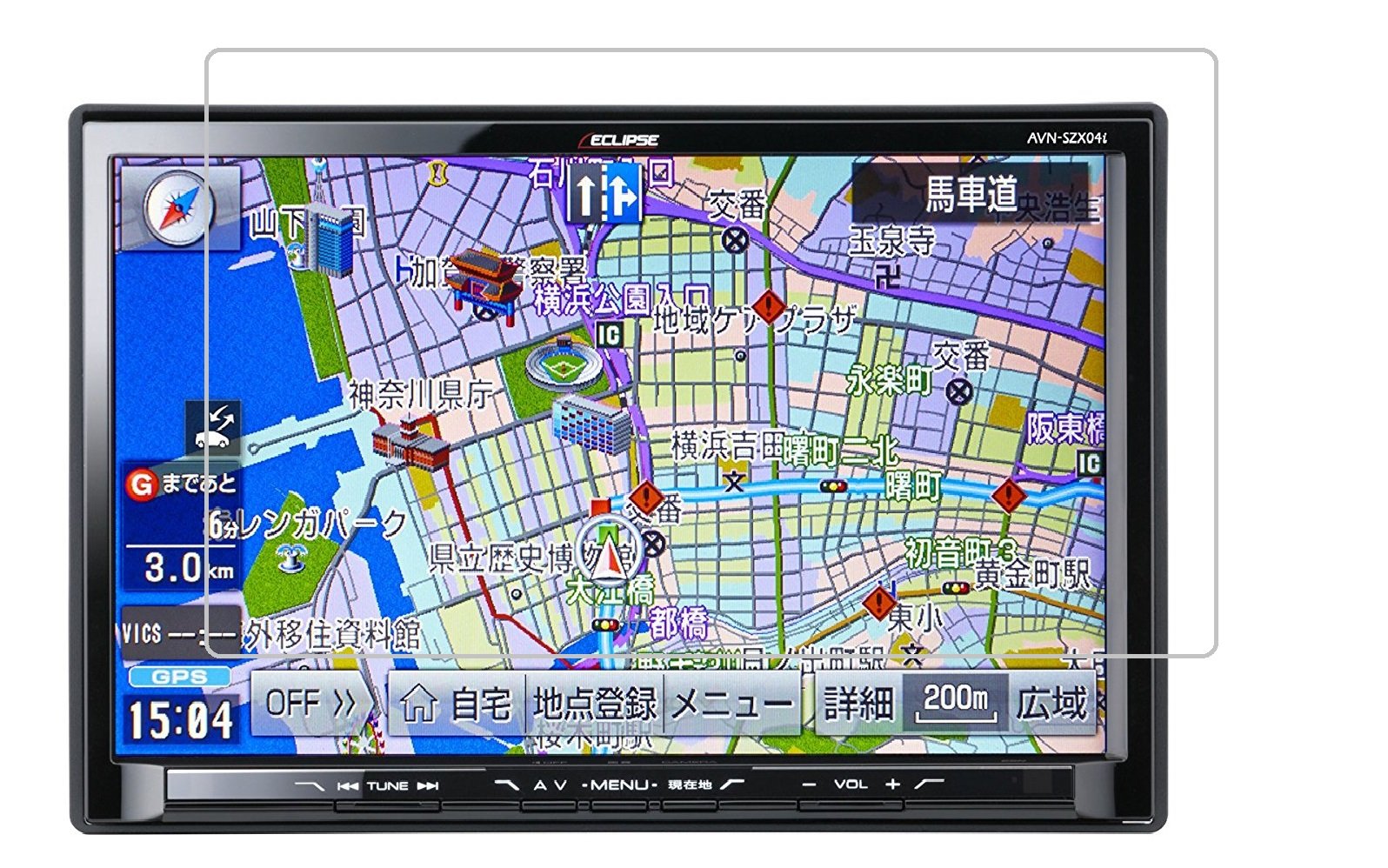 ECLIPSE イクリプス AVN-ZX04i 9インチ メモリーナビ｜車・バイク・自転車