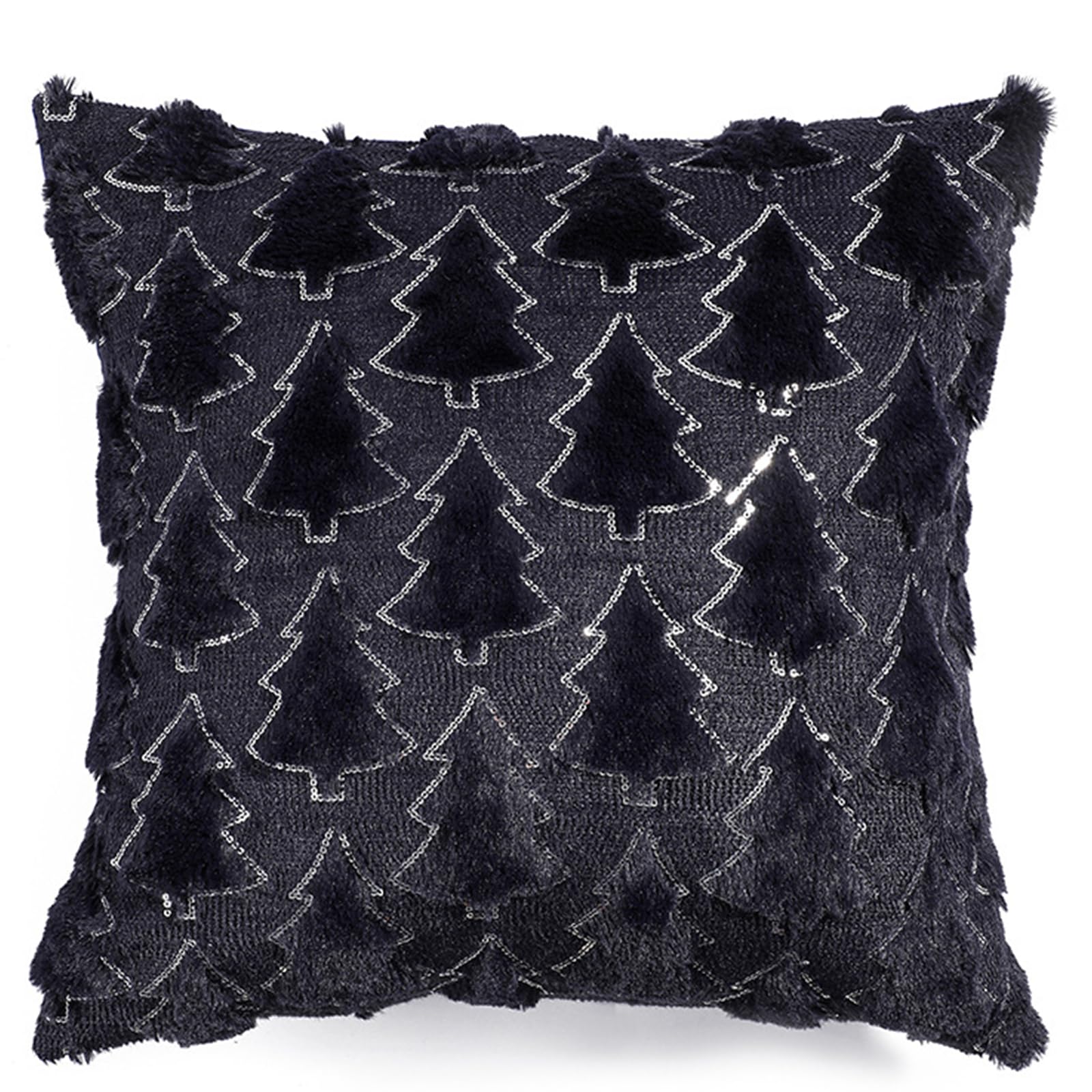 Kalttoy Navy Blue Pillow Covers 18X18inch Throw Cushions Case Christmas Pillow Covers For Seasonal Sofa Decors Couch Accessories Pillowcases
