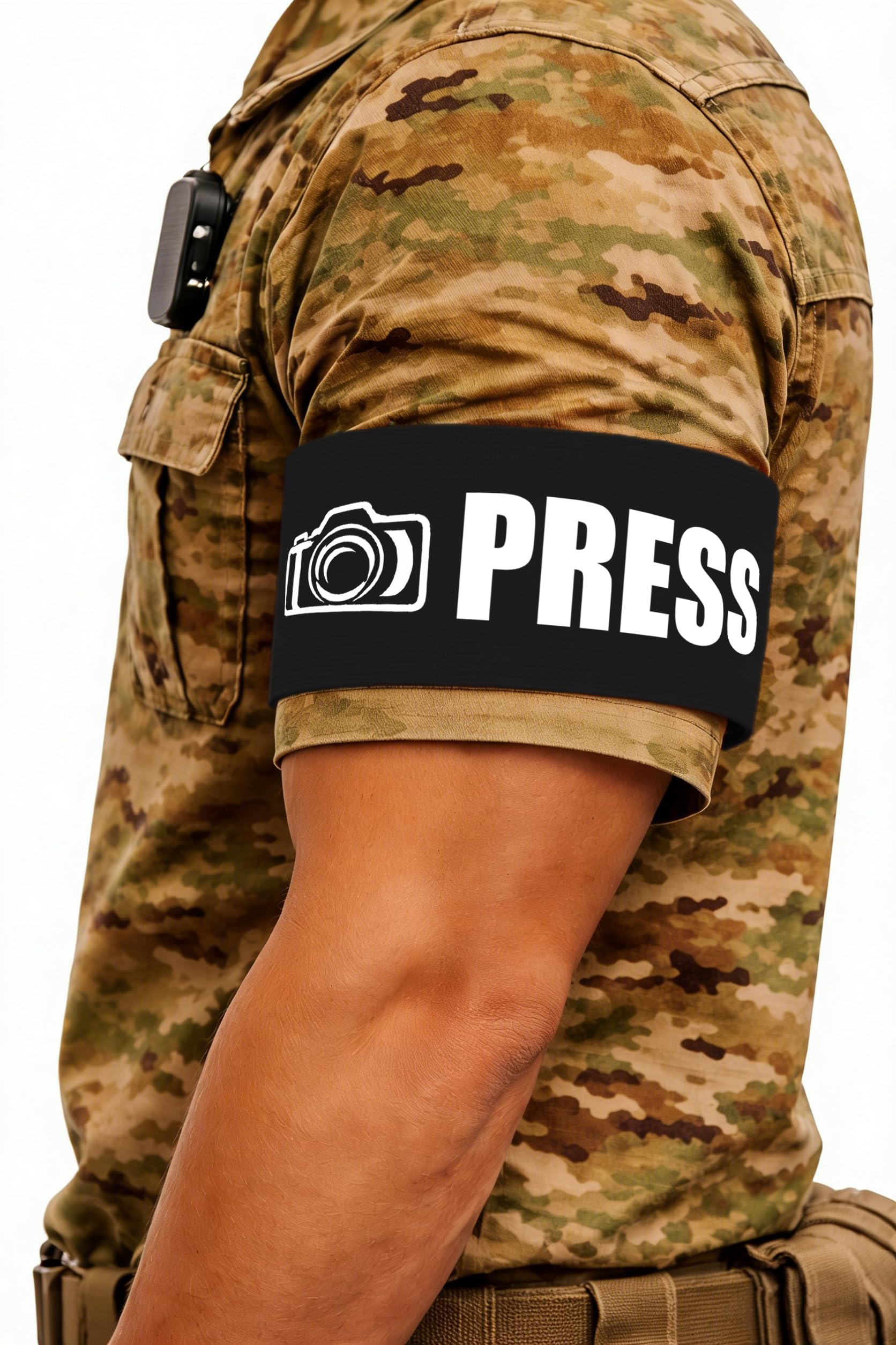Brassard Presse Réglable – Identification Média et Événement, Brassard Capitaine Football pour Organisation et Activités - 4