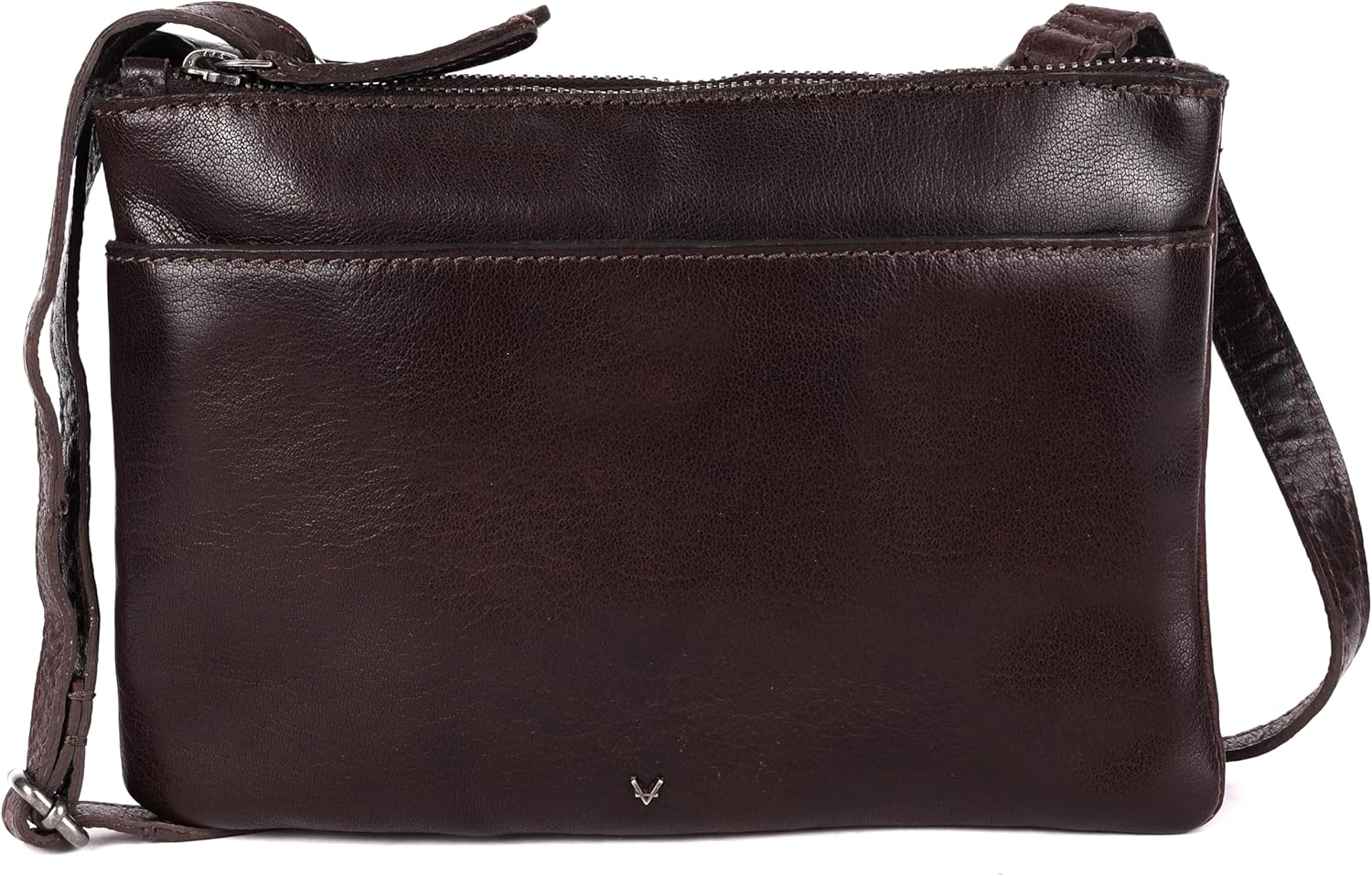 9 inch Genuine Leather Crossbody Sling Bags for Women, Trendy Casual Office Bag with Adjustable Strap