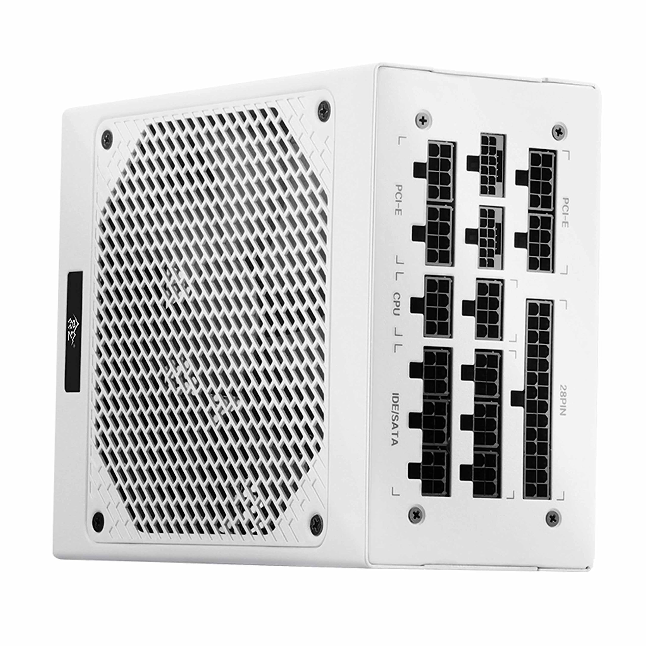 Simpletek - Alimentatore ATX 3.0 Full Modulare 1250W 80+ GOLD Bianco | Gaming PC Assemblato