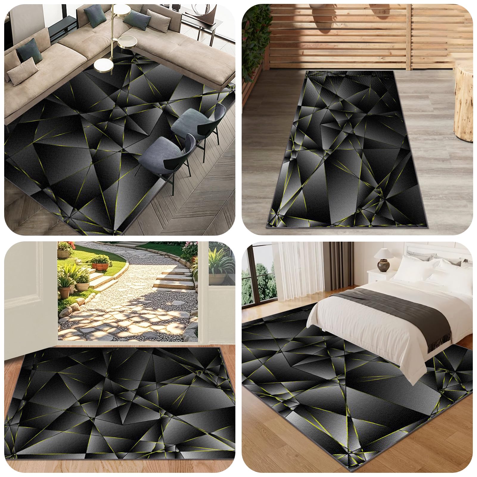 Alfombra Silla Gaming, Alfombrilla para Silla de Oficina, Protector Suelo Silla Ruedas, Alfombrilla Protectora para Suelos para Suelos Duros, Tapete de Protección de Madera 100 x 120 cm