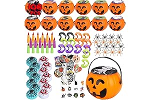 TOY Life Mini Pumpkin Buckets: Spooktacular Halloween Goodies for Kids