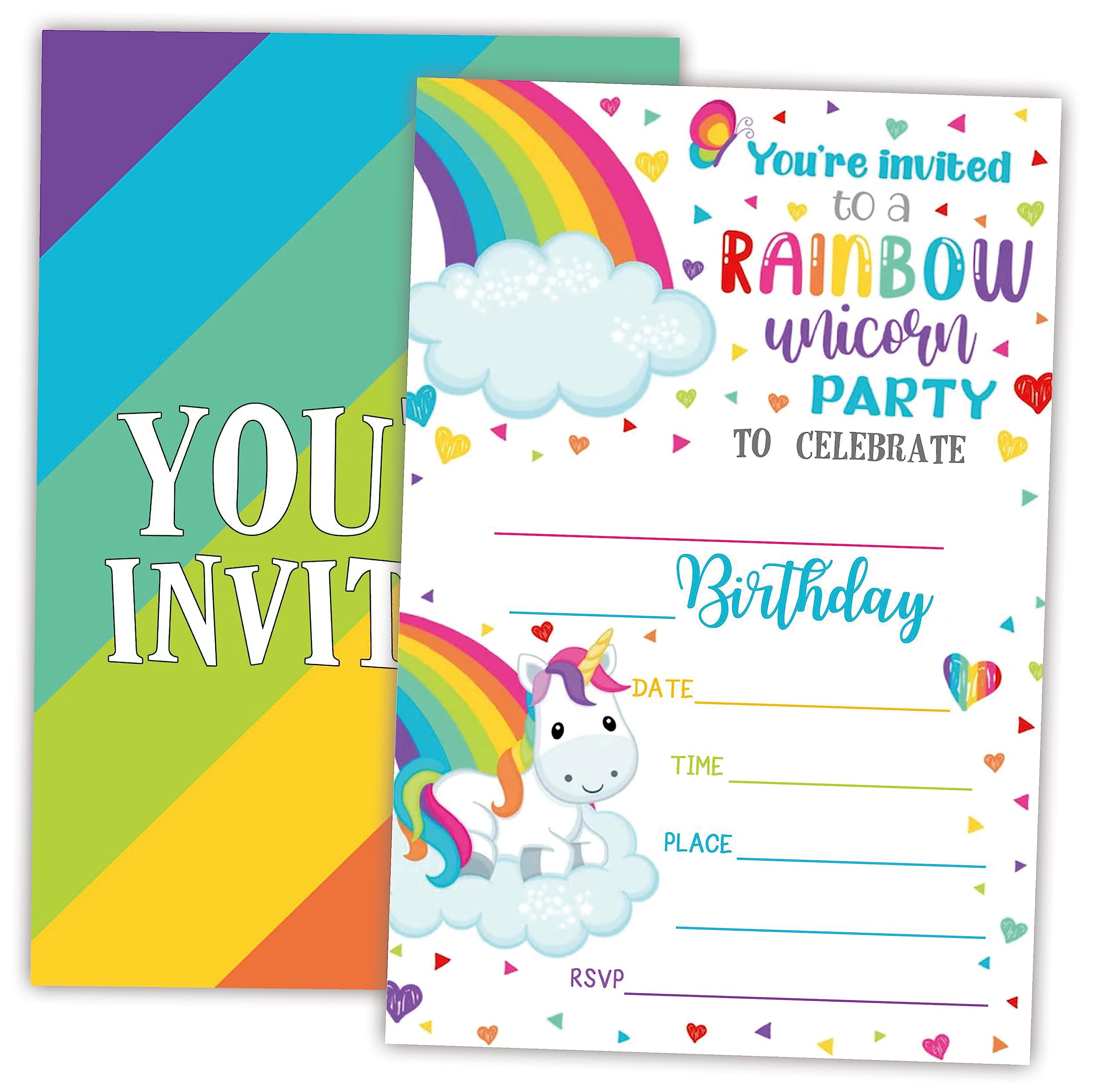 Rainbow Unicorn Birthday Invitations Free Unicorn Invitation Templates