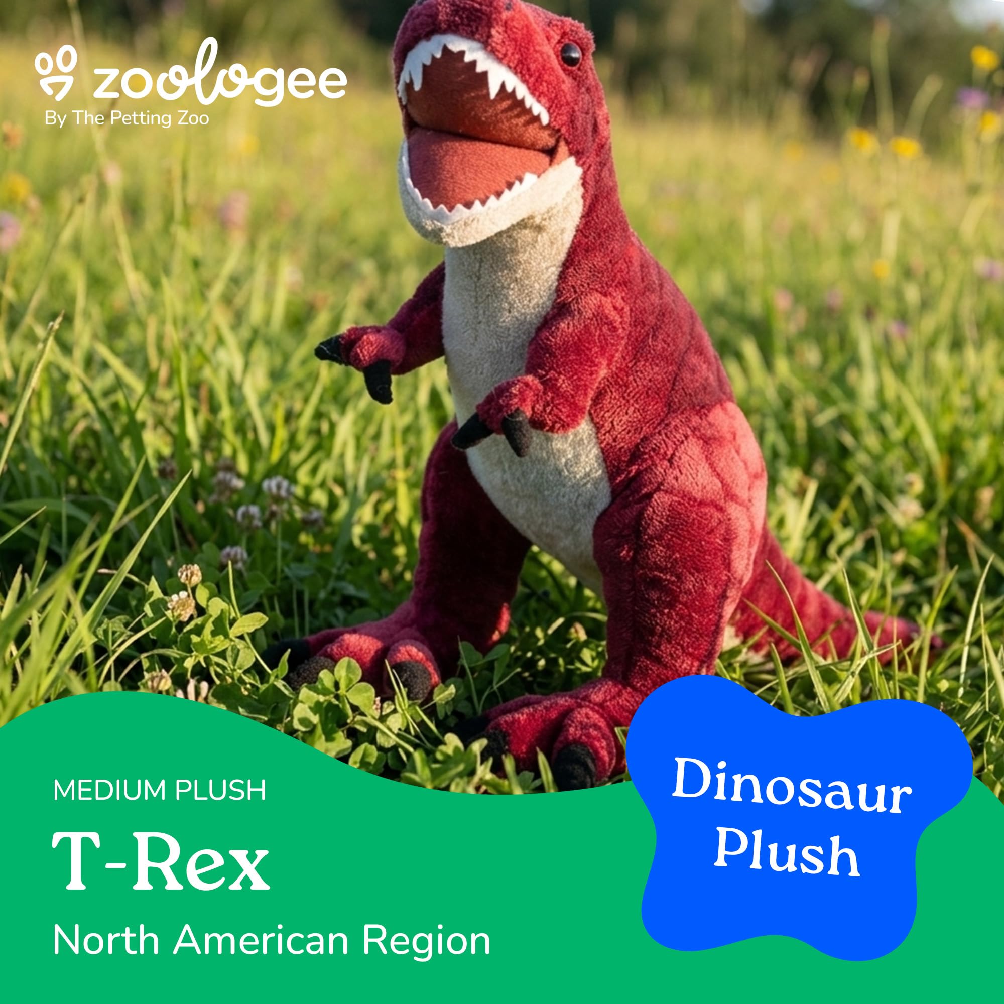 Amazon.co.jp: ふれあい動物園 レッド T-Rex 恐竜ぬいぐるみ キッズ