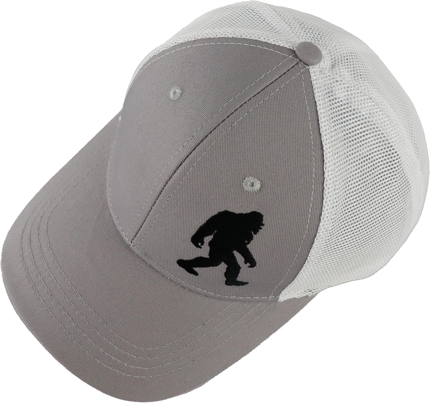 Bigfoot Trucker Hat for Men Women, Embroidered Adjustable Sasquatch Baseball Cap - Image 4