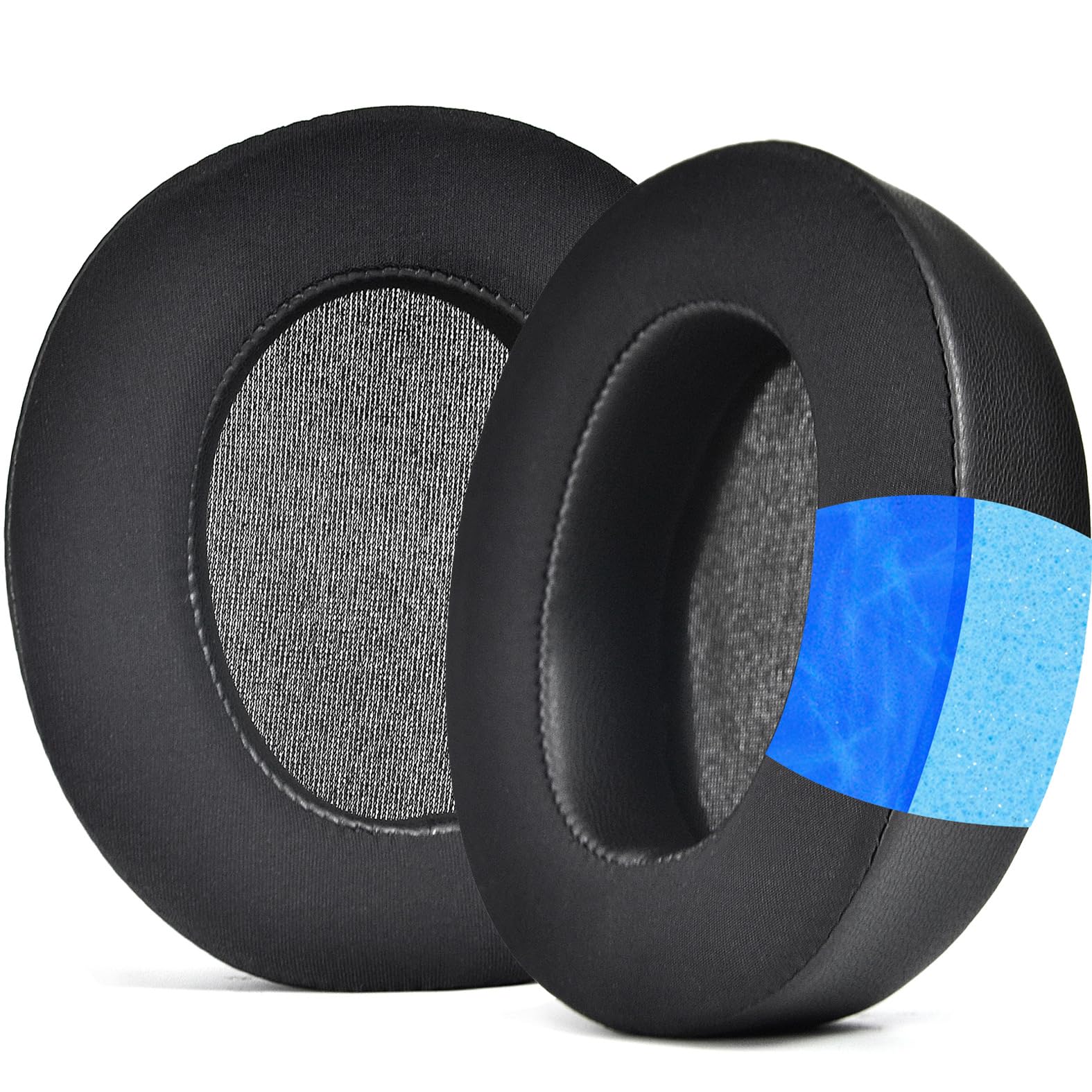Life Q30 Q35 Cooling Gel Ear Pads Replacement Ear Pads Cushions Compatible with Anker Soundcore Life Q30 / Q35 BT Headphones Comfort Memory Foam Replacement Headset Earpads Ear Cups Cover - Black