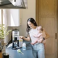 Vista 9 de Dr. Brown's Insta-Prep - Dispensador de agua caliente para preparar al instante la botella de fórmula del bebé, tanque de vidrio de gran capacidad