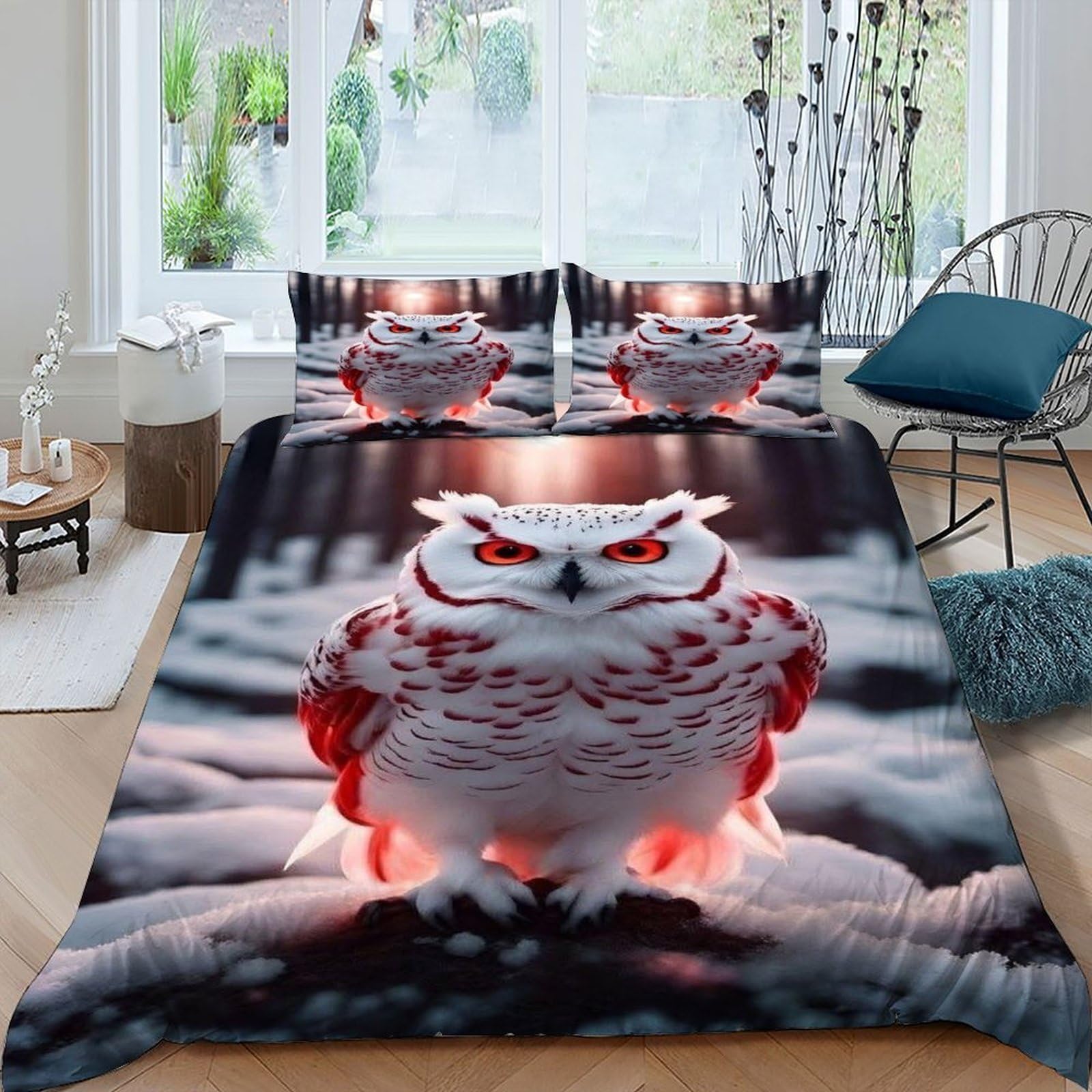 Parure de lit Wild Animals pour une ambiance nature et chaleureuse en hiver
