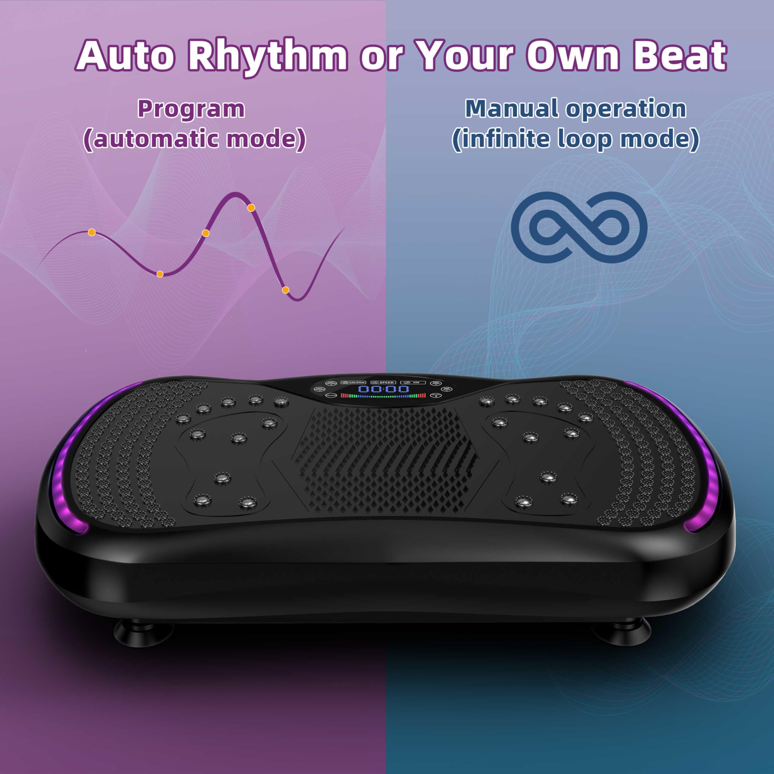 milbensauger mit vibration Dripex Vibrationsplatte, 3D Trainingsgerät mit 99 Vibrationsstufen, 5 –  Dripex -DE main image 0