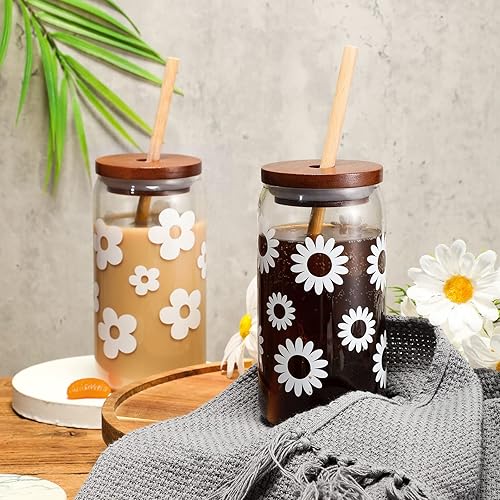 Miniatura 6 de 30 tapas para tarros de madera con agujero para pajilla, tapas para tarros de madera de boca ancha, tapas reutilizables con anillos de sellado de