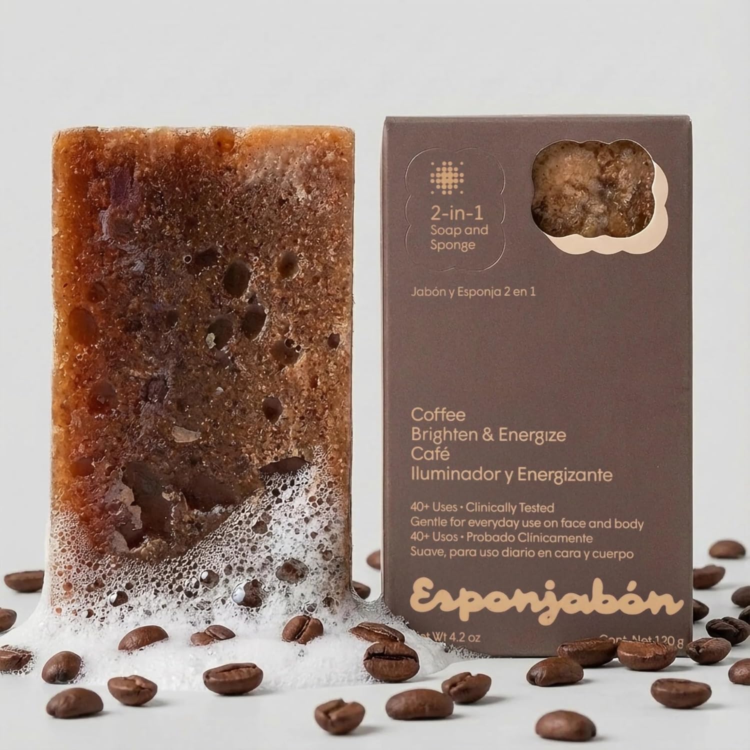 T.Taio Esponjabon Soap Sponge Variety Pack - Shower Scrubber - Bathroom Accessories - Mother of Pearl, Aloe Vera, Lavender, Charcoal, Cucumber-Melon, Oatmeal, Coffee, Pore-Cleansing (8 Pack)