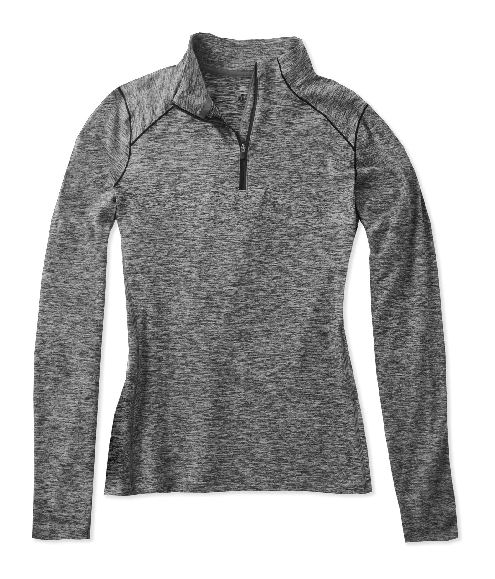 Hot ChillysWomen's Clima-Tek Zip T Breathable Moisture-Wicking Midweight Relaxed Fit Base Layer