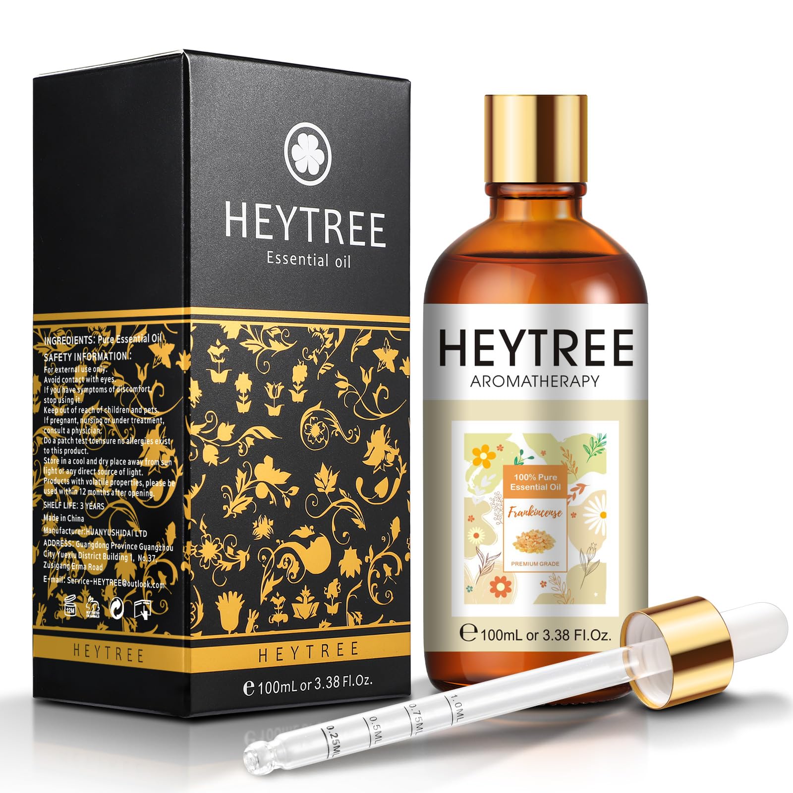 Frankincense Essential Oil 100ml-100% Pure & Natural, Premium Grade Boswellia Oil for Skin-Balances The Skin Environment,Aromatherapy