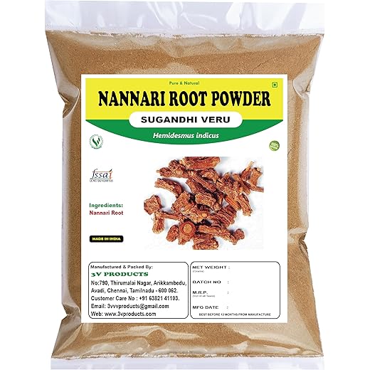 3V Nannari Root Powder - Body-Cooling 100g
