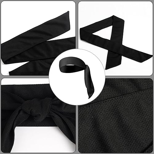 Miniatura 4 de Diademas de entrenamiento para mujeres y hombres, antideslizantes, diademas deportivas, bandas elásticas para el cabello, para yoga, correr,