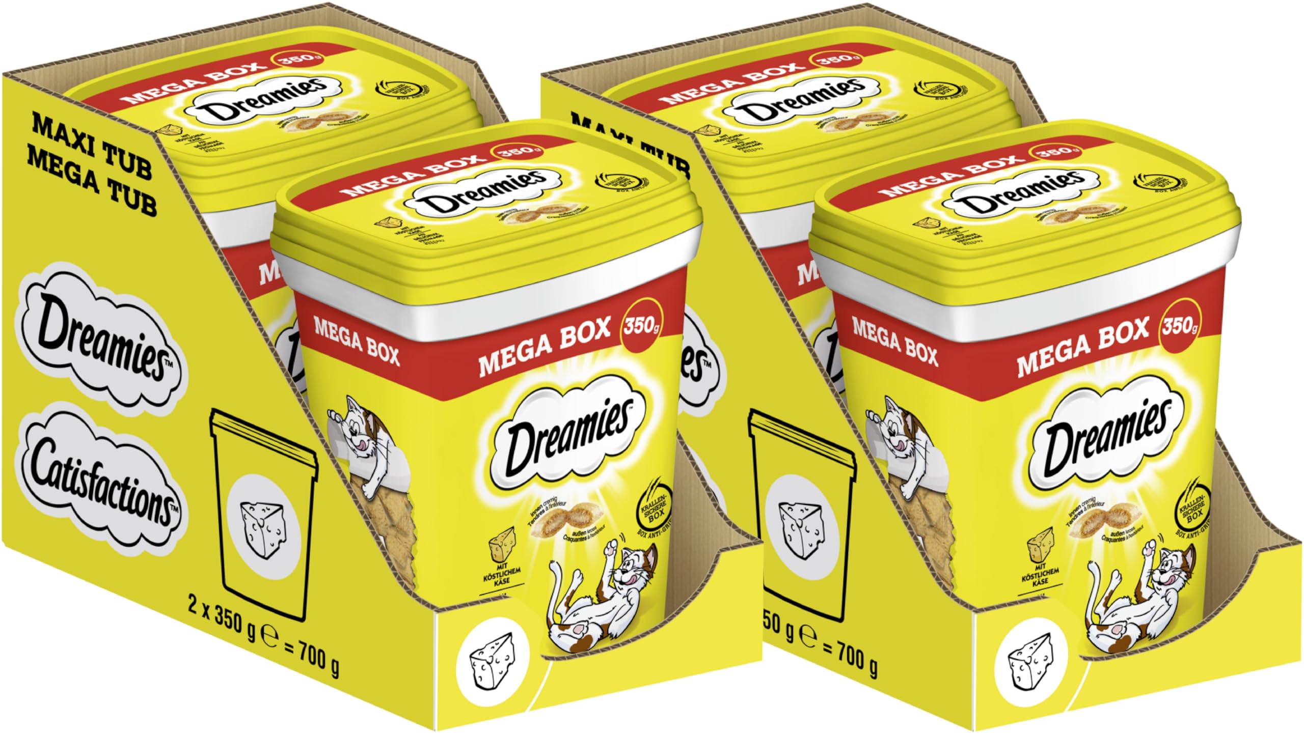 DREAMIES™ Mega Box mit Käse 2 x 2 x 350g