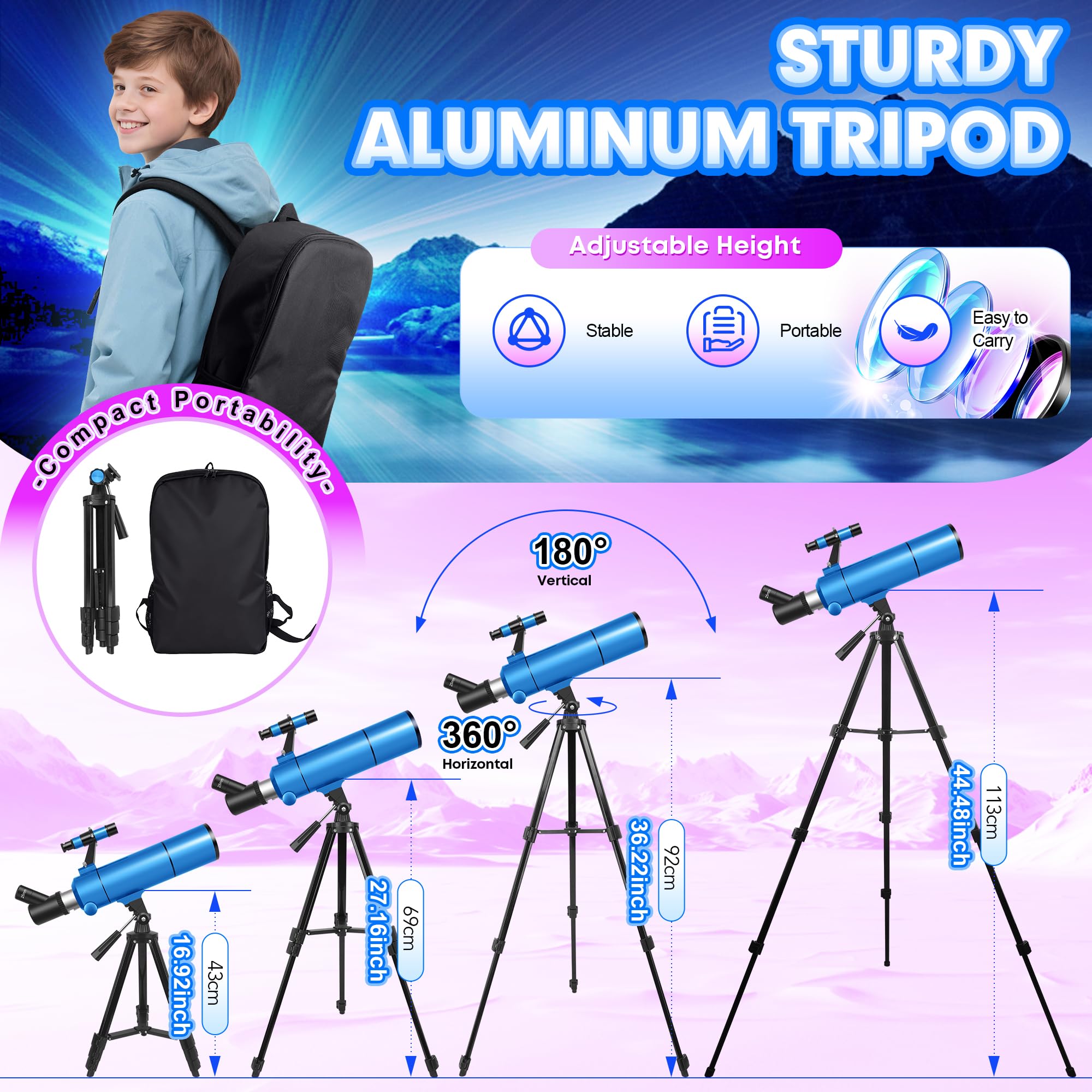 HUGERSTAR Telescope - Explore the Stars! -5