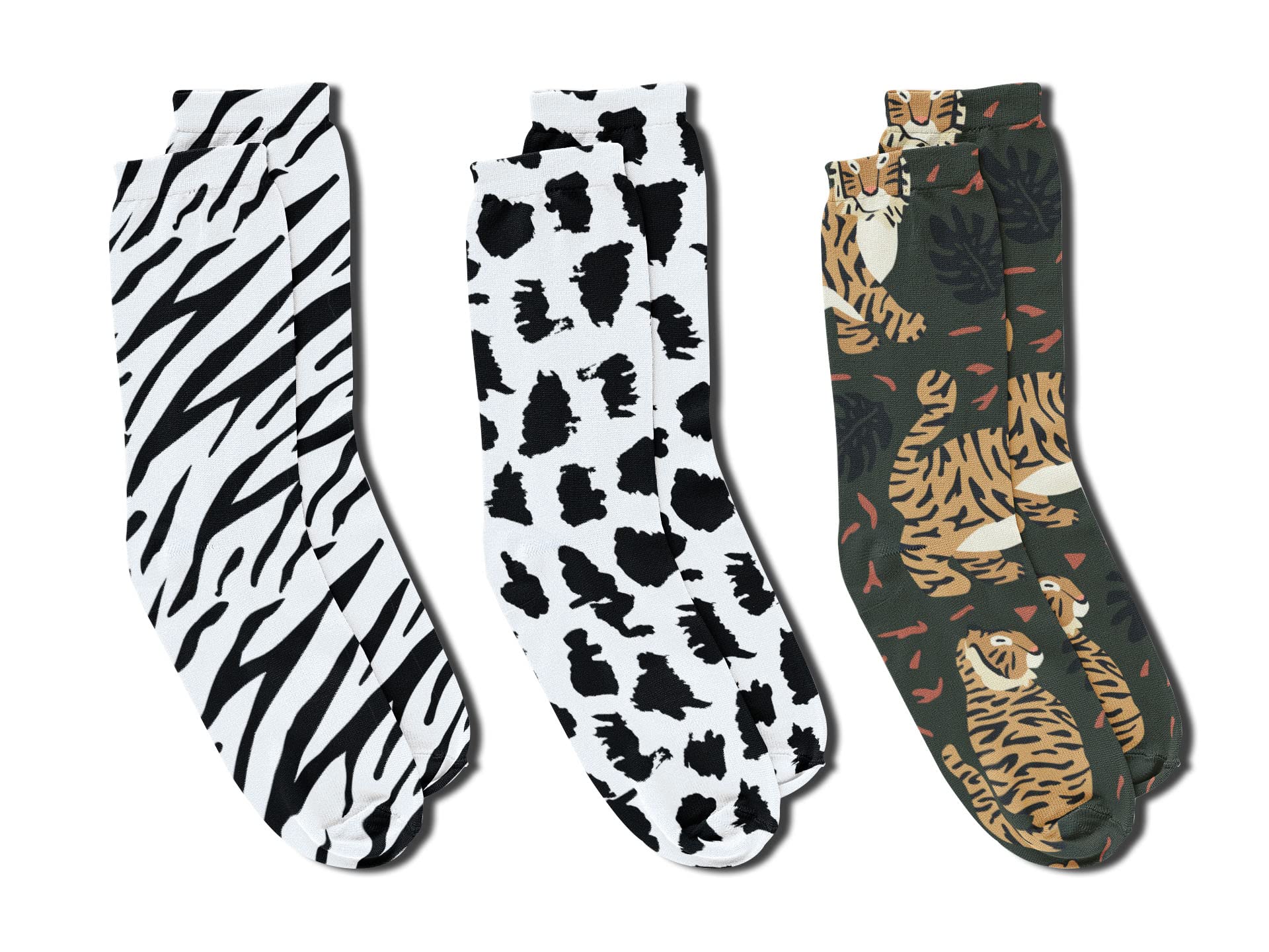 Mefunky socks for women girls ankle length printed