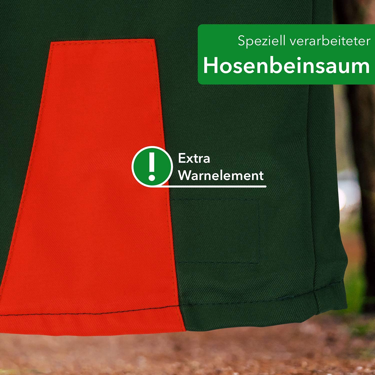 Profi Schnittschutzlatzhose KWF Latzhose Schnittschutzhose Forsthose made in Germany