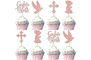 Christian Baptism Themed Cupcake Decoration Sets