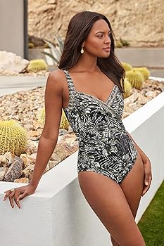 Miraclesuit Women's Swimwear Sanibel Tummy Control Underwire