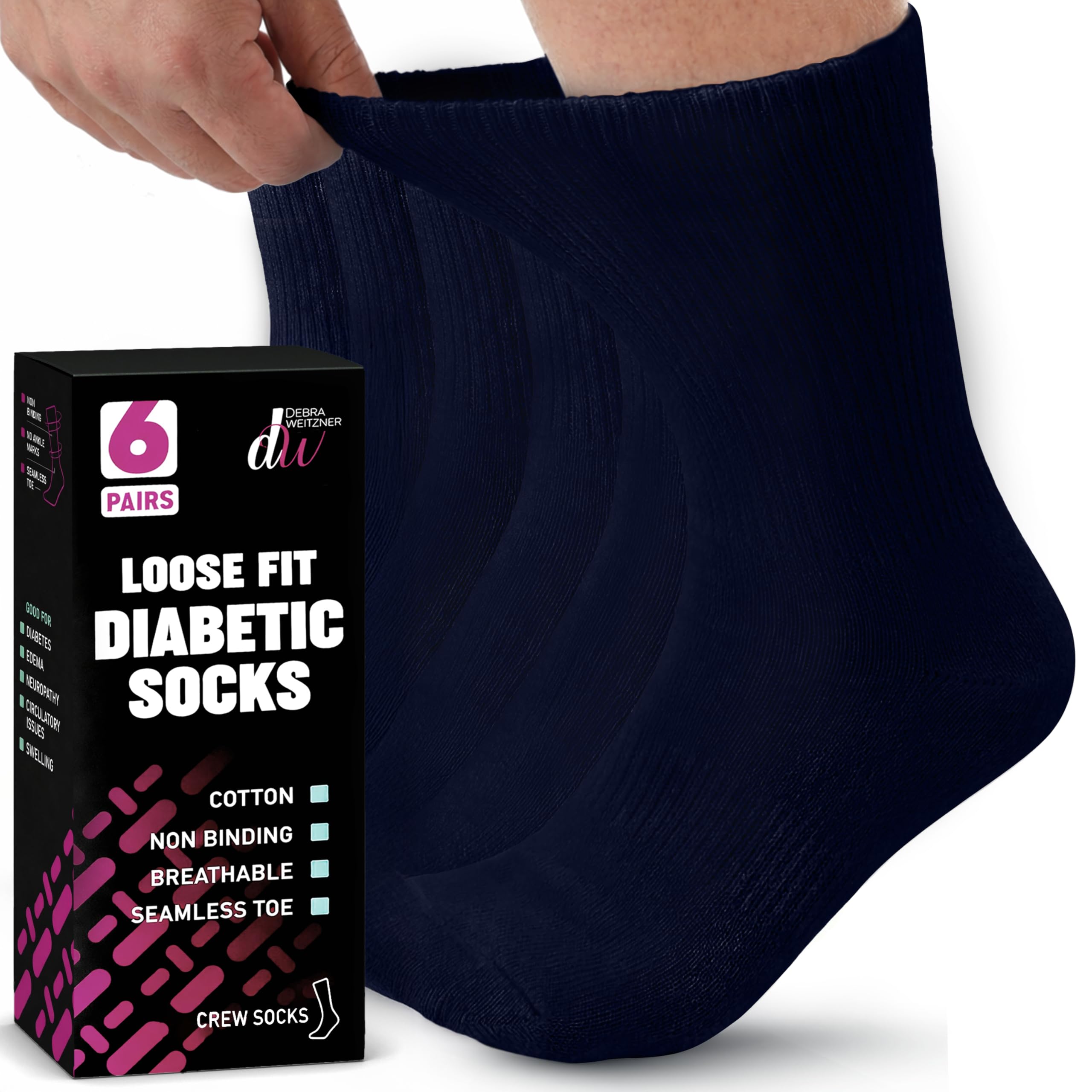 Debra Weitzner Diabetic Socks - diabetes care | Mubboo