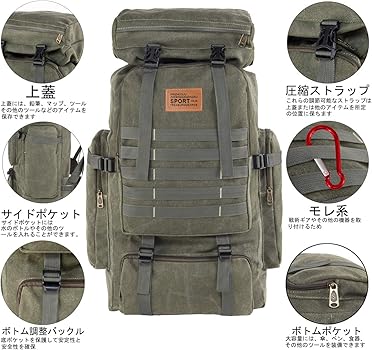 Amazon.co.jp: Peak Motion アウトドア リュック バッグパック