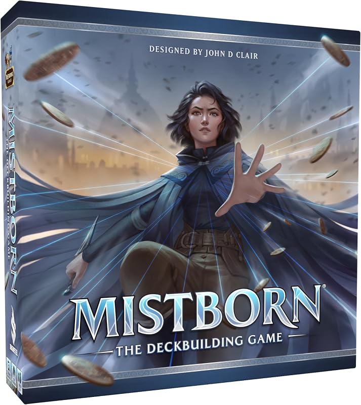 Brotherwise Games Mistborn Deckbuilding Game | Fantasy Card Strategy with Allomantic Powers, Build Your Deck, Burn Metals, and Battle Through Cinematic Missions