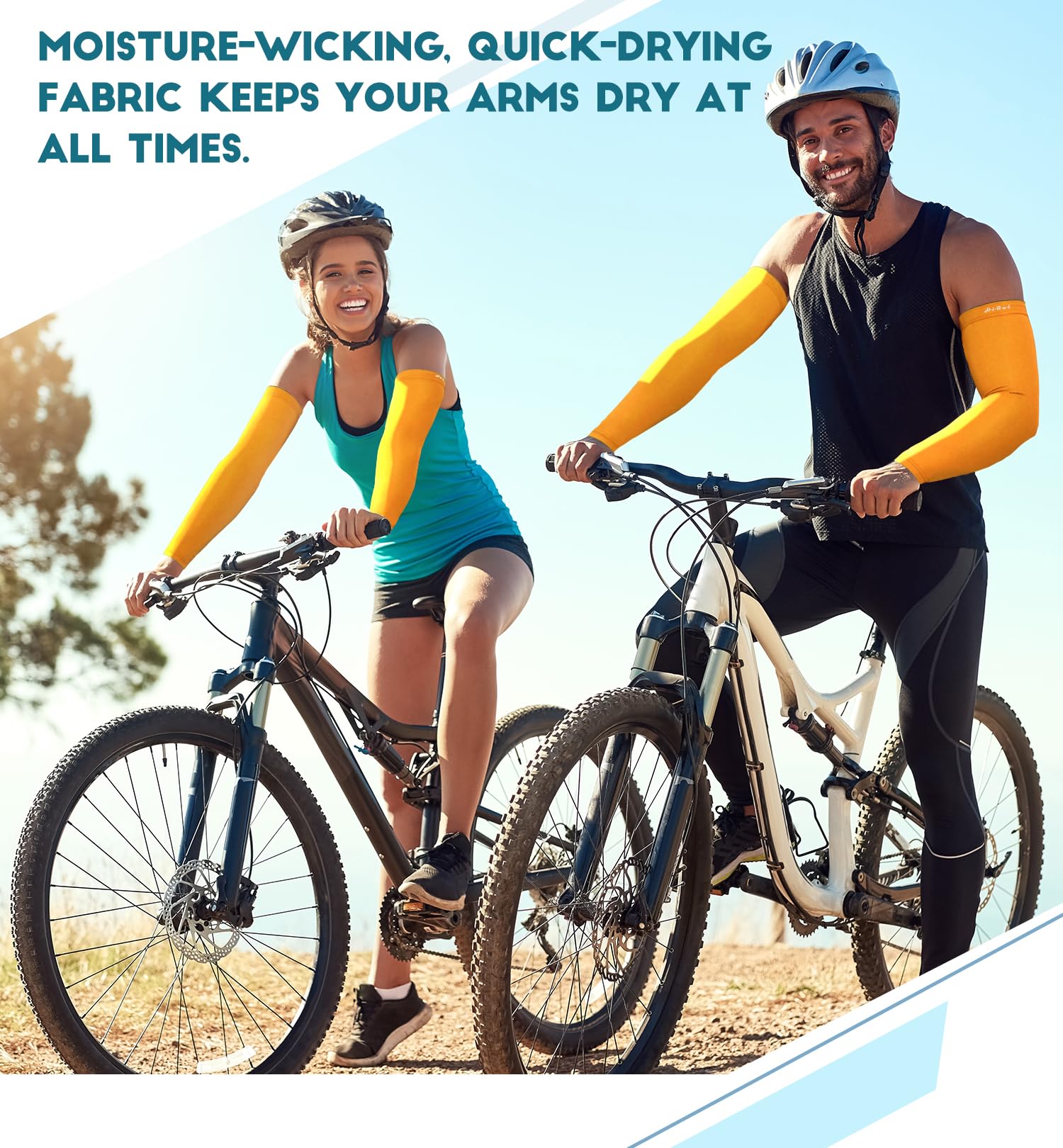 HiRui Manicotti a compressione per braccia, per uomini, donne, giovani e bambini, protezione UV 20-30 mmHG, supporto ideale per corsa, ciclismo, basket, golf, copertura per tatuaggi, traspirante,